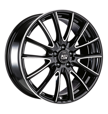 pneumatiky - 6.5x16 5x108 ET42 MSW 86 schwarz schwarz poliert Shaper Rfky / Alu tMotive Offroad All Terrain Autoprodejce