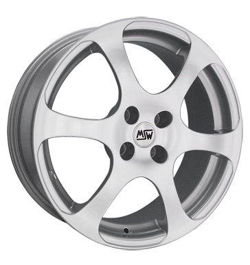 pneumatiky - 7x16 4x100 ET37 MSW Mugello silber silber lackiert Oldtimer Rfky / Alu motocykl ventil cepice pneu b2b