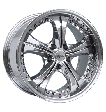 pneumatiky - 8x18 5x112 ET35 Oxigin 02 chrom chrom renault Rfky / Alu motec replika pneus