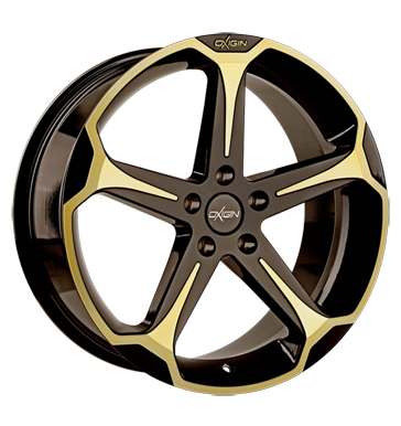 pneumatiky - 8x18 5x120 ET35 Oxigin 13 Panther mehrfarbig brown gold polish mikiny Rfky / Alu opravu pneumatik Lehk nkladn automobil v zime trziste