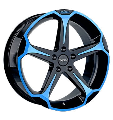 pneumatiky - 7.5x17 5x112 ET50 Oxigin 13 Panther blau light blue polish COM 4 KOLA Rfky / Alu chlapec zpad Autoprodejce