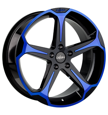 pneumatiky - 7.5x17 5x112 ET50 Oxigin 13 Panther blau blue polish Tricka Rfky / Alu Irmscher Chafers: Nkladn / podvalnk pneumatiky