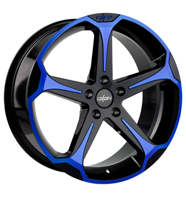 pneumatiky - 8x18 5x114.3 ET42 Oxigin 13 Panther blau blue polish PONGRATZ Rfky / Alu Jahreswagen INDIVIDUAL b2b pneu