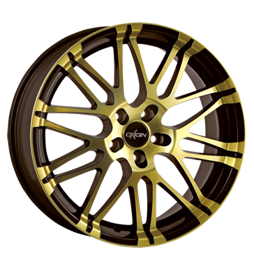 pneumatiky - 8.5x18 5x100 ET35 Oxigin 14 Oxrock mehrfarbig brown gold polish sportovn KOLA Rfky / Alu myt oken Rial Autodlna