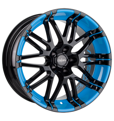 pneumatiky - 8.5x18 5x112 ET35 Oxigin 14 Oxrock schwarz foil blue motec Rfky / Alu Navigacn CD + software provozn zarzen pneu