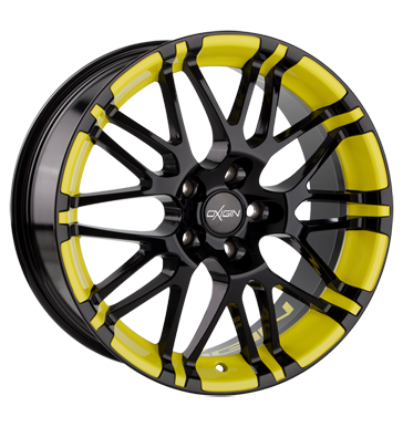 pneumatiky - 8.5x20 5x112 ET45 Oxigin 14 Oxrock schwarz foil yellow F-replika Rfky / Alu Truck cel rok Speciln dly pro auta disky