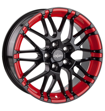 pneumatiky - 9.5x20 5x130 ET40 Oxigin 14 Oxrock schwarz foil red Cel rok vuz Rfky / Alu spoiler kmh-Wheels Autodlna