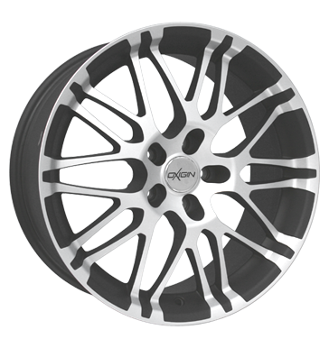 pneumatiky - 8.5x18 5x112 ET50 Oxigin 14 Oxrock grau / anthrazit gun metal full polish Artec Rfky / Alu Americk vozy nepromokav odev Velkoobchod