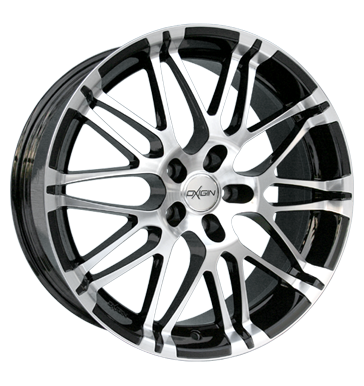 pneumatiky - 8.5x18 5x100 ET35 Oxigin 14 Oxrock schwarz black full polish Axxion Rfky / Alu Lackierwerkzeuge Sportovn vfuky Hlinkov disky