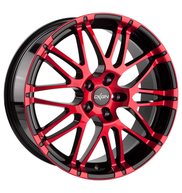 pneumatiky - 9.5x19 5x120 ET45 Oxigin 14 Oxrock rot red polish ozdobnmi kryty Rfky / Alu provozn zarzen Barvy a Laky pneu b2b