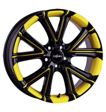 pneumatiky - 8x19 5x112 ET25 Oxigin 15 Vtwo gelb foil yellow Felgenbett u. Speichen Chafers: Motocykl Rfky / Alu sportovn KOLA Auto-Tuning + styling pneu
