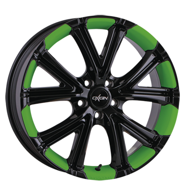 pneumatiky - 8x18 5x108 ET45 Oxigin 15 Vtwo sonstige foil green Felgenbett tazn lana Rfky / Alu nstroj ventil renault Hlinkov disky