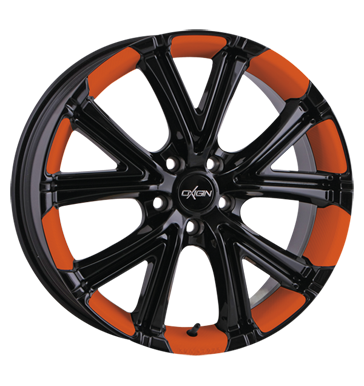 pneumatiky - 7.5x17 5x114.3 ET48 Oxigin 15 Vtwo orange foil orange Felgenbett Magnetto KOLA Rfky / Alu renault kalhoty pneu
