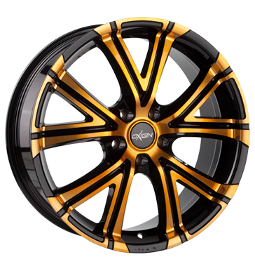 pneumatiky - 7.5x17 5x108 ET45 Oxigin 15 Vtwo orange orange polish Chrome Parts Rfky / Alu nepromokav odev Konstrukcn lampy Svetla b2b pneu