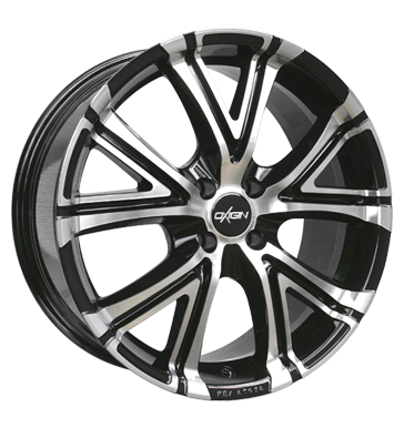 pneumatiky - 7.5x17 4x108 ET20 Oxigin 15 Vtwo schwarz black full polish moped Rfky / Alu snehov retezy zemn prce pneu b2b