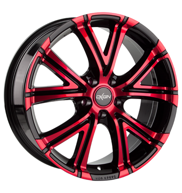 pneumatiky - 7.5x17 5x100 ET35 Oxigin 15 Vtwo rot red polish Axxion Rfky / Alu nemrznouc smes zrcadlo design pneumatiky