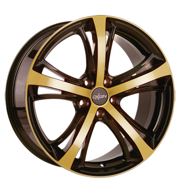 pneumatiky - 9x20 5x112 ET35 Oxigin 16 Sparrow mehrfarbig brown gold polish ventil auta Rfky / Alu koncovky EMOTION b2b pneu