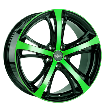 pneumatiky - 8x18 5x114.3 ET48 Oxigin 16 Sparrow grün neon green polish bezpecnostn vesty Rfky / Alu ostatn systm Autoprodejce