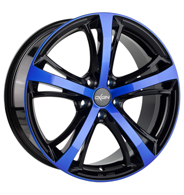 pneumatiky - 8x18 5x112 ET35 Oxigin 16 Sparrow blau blue polish Shaper Rfky / Alu Quad Montzn rm + Radio panel pneus