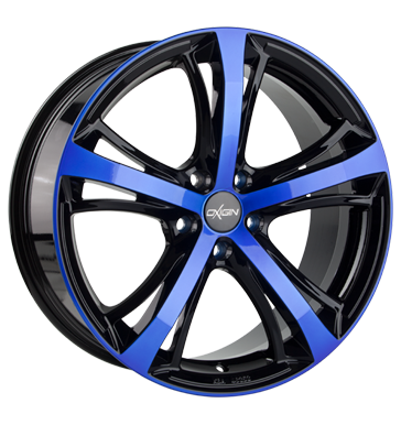 pneumatiky - 8x18 5x114.3 ET35 Oxigin 16 Sparrow blau blue polish moped Rfky / Alu Truck Winter od 17,5 