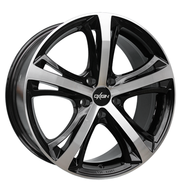 pneumatiky - 7.5x17 5x112 ET47 Oxigin 16 Sparrow schwarz schwarz vollpoliert rucn vozk Rfky / Alu kmh-Wheels brzdov kapalina Autoprodejce