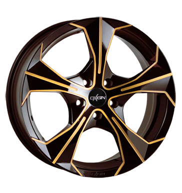 pneumatiky - 7.5x17 5x112 ET35 Oxigin 17 Strike mehrfarbig brown gold polish Hamann Rfky / Alu Zcela specifick dly motocykl Predaj pneumatk