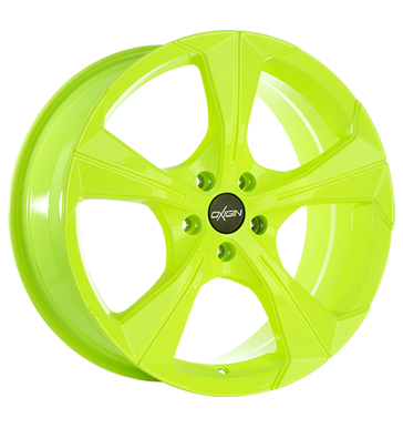 pneumatiky - 8.5x19 5x112 ET47 Oxigin 17 Strike gelb neon yellow Toora Rfky / Alu zesilovac Delta 4x4 pneu