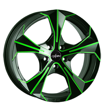 pneumatiky - 8.5x19 5x112 ET47 Oxigin 17 Strike grün neon green polish tesnen Rfky / Alu Prizpusoben & Performance Zvedac pomucky + dolaru trziste