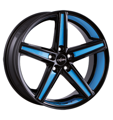 pneumatiky - 9.5x19 5x112 ET45 Oxigin 18 Concave blau foil blue Felgenbett u. Speichen Pestovn Car + zsoby jsou Rfky / Alu RC design prejezdy pneumatiky