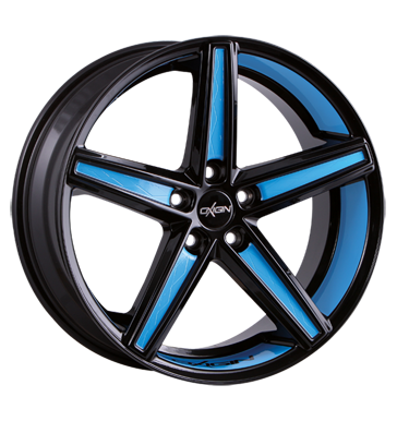 pneumatiky - 9x20 5x108 ET40 Oxigin 18 Concave blau foil blue Felgenbett u. Speichen kolobezka zvodn Rfky / Alu Bastler- + vadn rdia Hlinkov kola s pneumatikami Autoprodejce