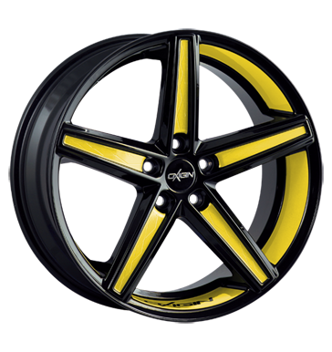 pneumatiky - 9x20 5x108 ET40 Oxigin 18 Concave gelb foil yellow Felgenbett u. Speichen zrcadlo design Rfky / Alu palivo ETA BETA pneu