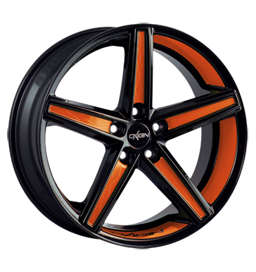 pneumatiky - 9x21 5x120 ET18 Oxigin 18 Concave orange foil orange Felgenbett u. Speichen Utesnen u. Lepidla Rfky / Alu Test-kategorie 2 Borbet pneu