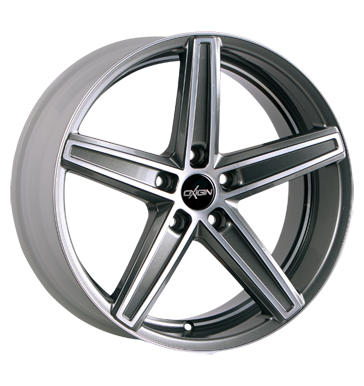 pneumatiky - 8.5x19 5x115 ET42 Oxigin 18 Concave grau / anthrazit graphit full polish motocykl Rfky / Alu PKW lto Bund bundy Autoprodejce