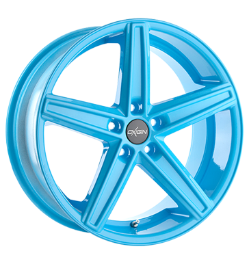 pneumatiky - 7.5x18 5x112 ET45 Oxigin 18 Concave blau neon blue psy Rfky / Alu PONGRATZ Kondenztory + Equalizer b2b pneu