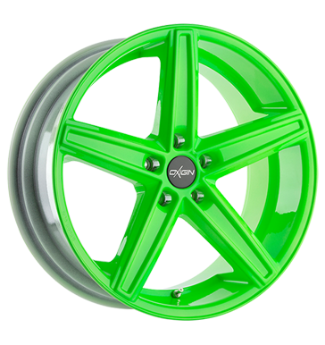 pneumatiky - 9x20 5x108 ET40 Oxigin 18 Concave grün neon green zesilovac Rfky / Alu brzdov kapalina Artec trhovisko