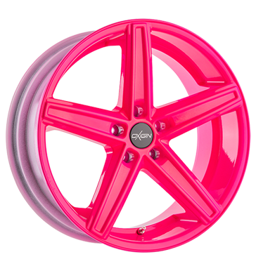 pneumatiky - 9x20 5x108 ET40 Oxigin 18 Concave pink neon pink ozdobnmi kryty Rfky / Alu Magnetto KOLA Chafers: Nkladn / podvalnk pneu b2b