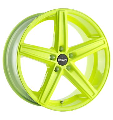 pneumatiky - 9x20 5x120 ET42 Oxigin 18 Concave gelb neon yellow Pouzdra & schovna Rfky / Alu snehov retezy myt oken Hlinkov disky