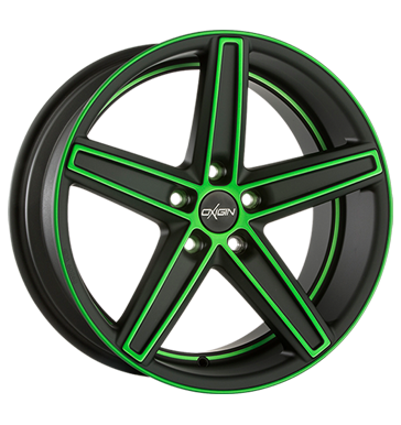 pneumatiky - 7.5x18 5x120 ET38 Oxigin 18 Concave grün neon green polish matt neprirazen kategorie produktu Rfky / Alu extender ventil / drzk DOTZ Autodlna