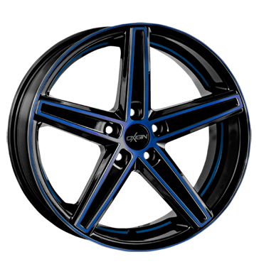 pneumatiky - 12x20 5x114.3 ET23 Oxigin 18 Concave blau blue polish sterac prednho skla Rfky / Alu motocykl ventil Irmscher Velkoobchod