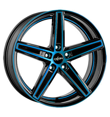 pneumatiky - 9x20 5x108 ET40 Oxigin 18 Concave blau light blue polish Leichtkraftrad dly Rfky / Alu recnk zahradn traktor Prodejce pneumatk