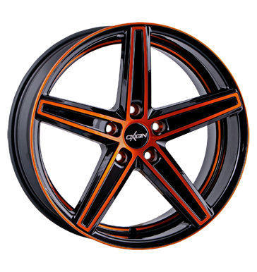 pneumatiky - 7.5x19 5x120 ET45 Oxigin 18 Concave orange orange polish Axxium Rfky / Alu snehov retezy kapaliny Prodejce pneumatk