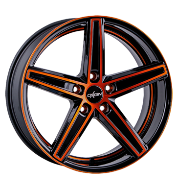 pneumatiky - 9x20 5x108 ET40 Oxigin 18 Concave orange orange polish korunn princ Rfky / Alu GS-Wheels Chrome Parts pneu
