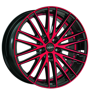 pneumatiky - 8.5x20 5x120 ET15 Oxigin 19 Oxspoke rot red polish AUTEC Rfky / Alu Csti Mini & Pocket Bike tesnen pneu