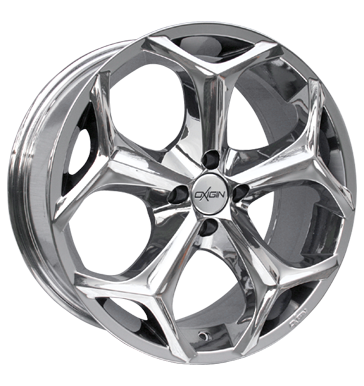 pneumatiky - 7.5x17 4x100 ET38 Oxigin 08 Crystal chrom chrom Kabely a konektory Rfky / Alu ozdobnmi kryty Borbet trhovisko