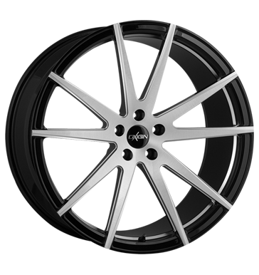 pneumatiky - 10.5x21 5x108 ET40 Oxigin Oxforged 1 schwarz black silver brush Hartge Rfky / Alu Lehk nkladn automobil v zime kompletnch systmu pneumatiky