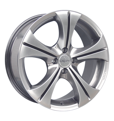 pneumatiky - 7x15 4x114.3 ET42 Oxigin 01 silber chromsilber Offroad Wintergreen Rfky / Alu ventil cepice renault pneu