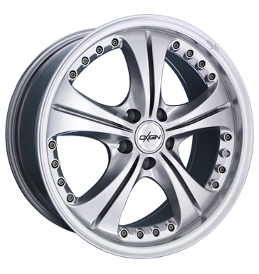 pneumatiky - 7.5x17 5x114.3 ET35 Oxigin 02 silber chromsilber extender ventil / drzk Rfky / Alu Offroad cel rok od 17,5 