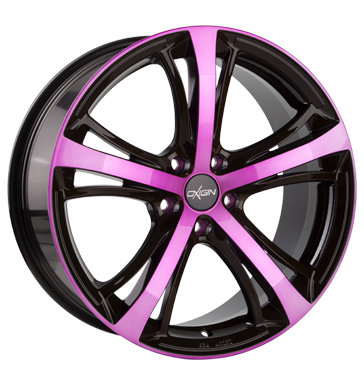 pneumatiky - 8.5x19 5x114.3 ET35 Oxigin 16 Sparrow mehrfarbig pink polish prejezdy Rfky / Alu dly na nkladn auta Konzole + drzk trziste