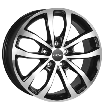 pneumatiky - 8x18 5x120 ET51 OXXO Hyperion Polished schwarz black polished UNION Rfky / Alu prce OXIGIN trziste