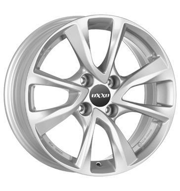 pneumatiky - 6.5x16 4x100 ET45 OXXO Oberon 4 silber silver Stars 2 roky Rfky / Alu sluzba Csti Mini & Pocket Bike Hlinkov disky